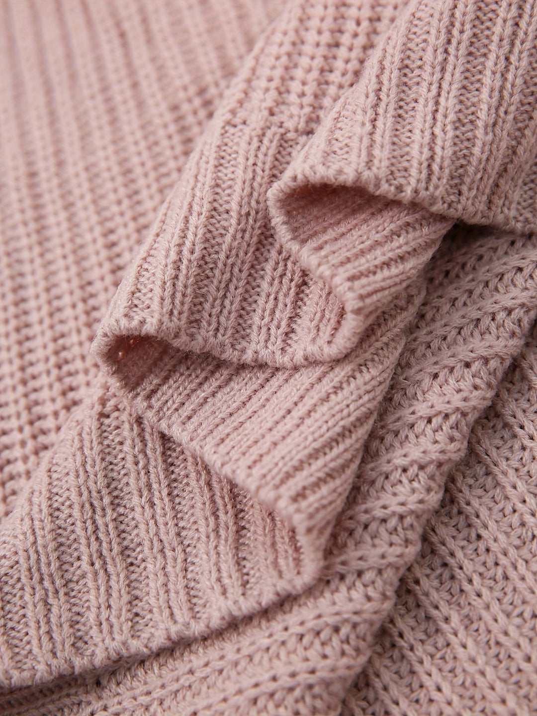 Relaxed Half-Turtleneck Sweater Dress for Women