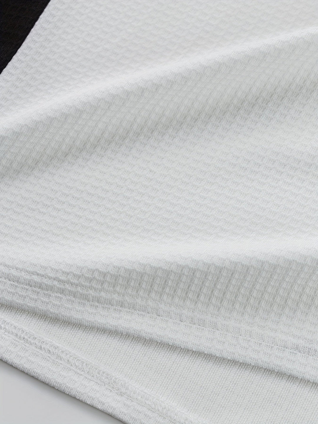 Textured Long-Sleeve Henley for Men, Plus Size