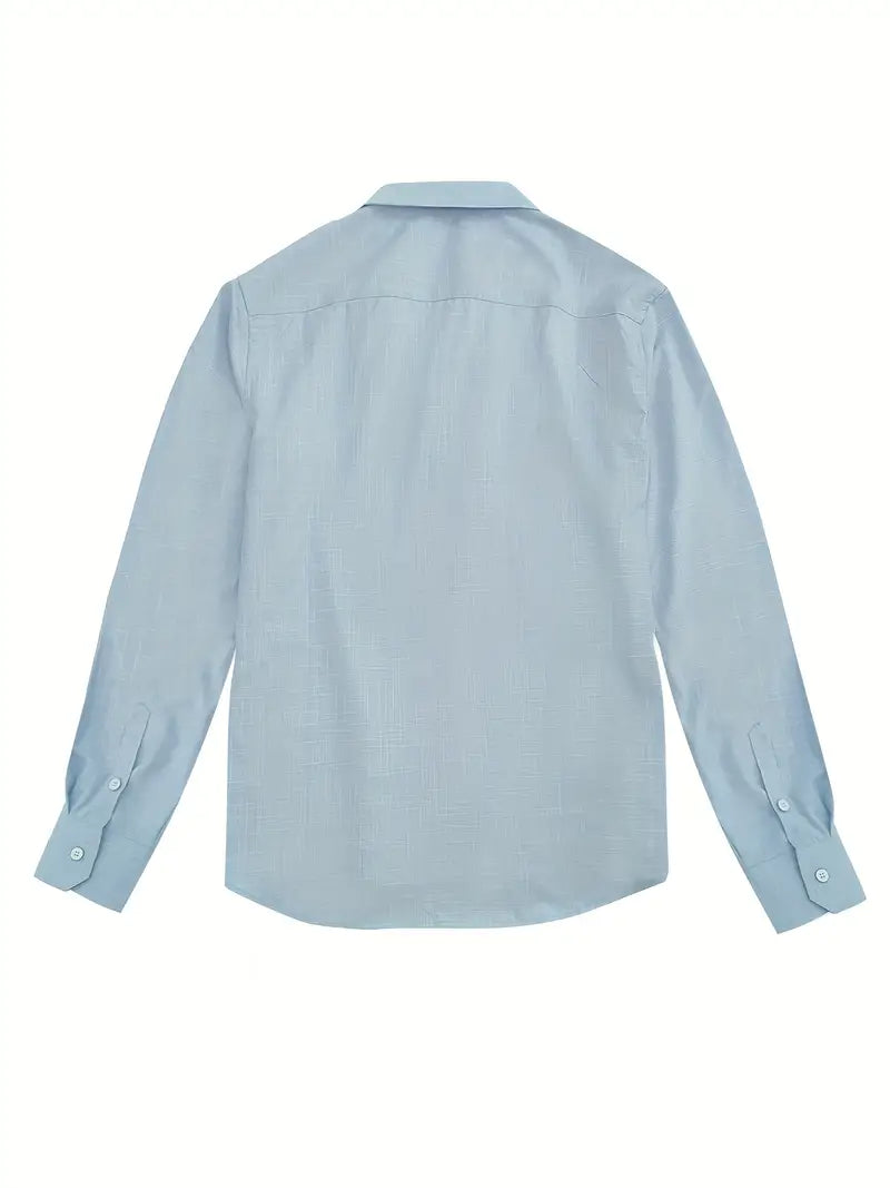 Button-Up Shirt for Men, Tailored Style
