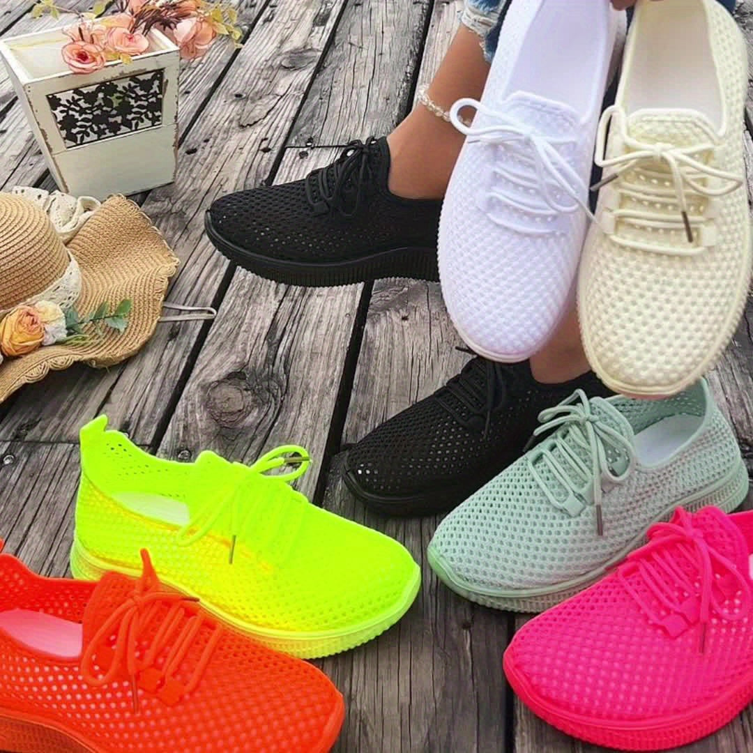 Airy Lace-Up Sneakers for Women