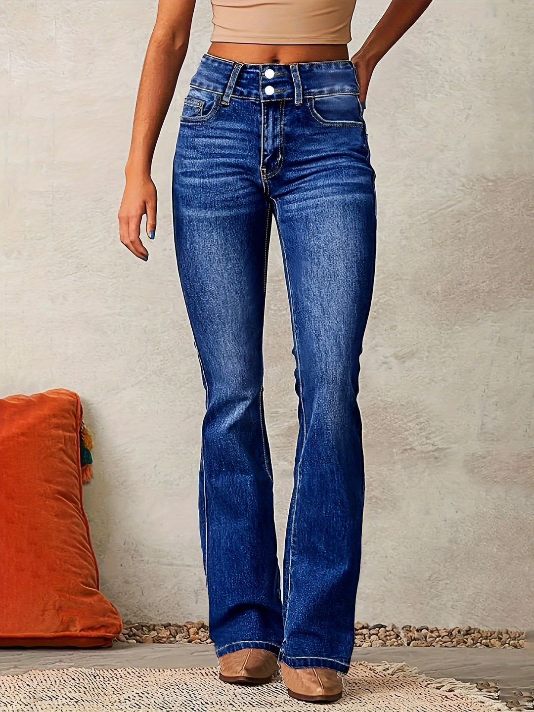 High-Waisted Wide-Leg Jeans for Women