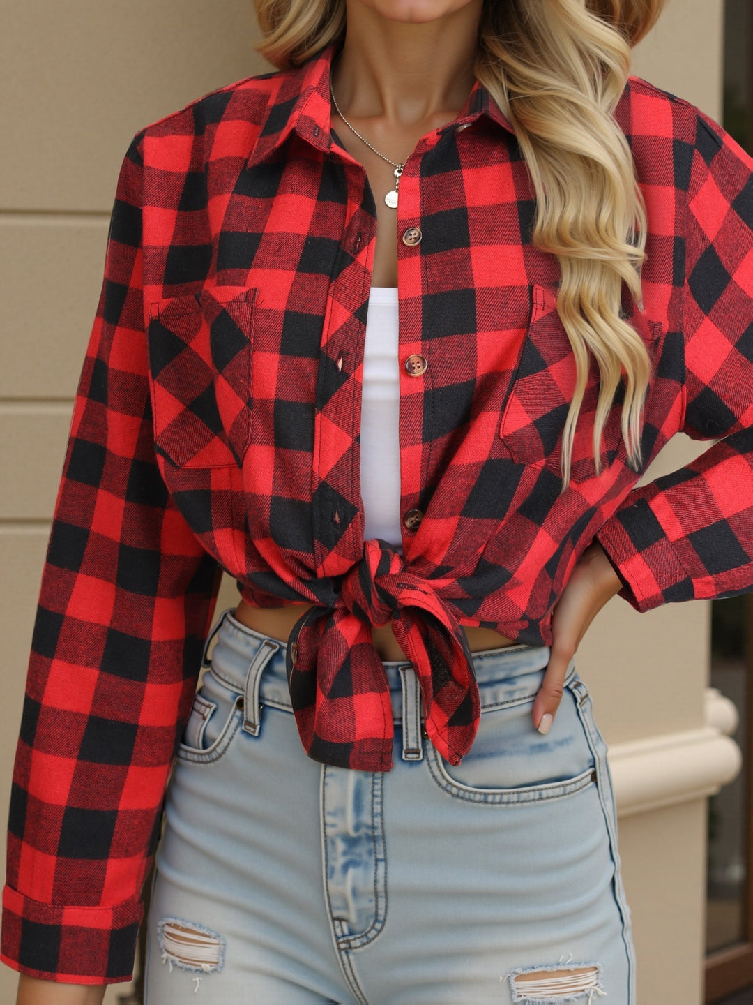 Buffalo Check Shirt, Women's Relaxed Fit