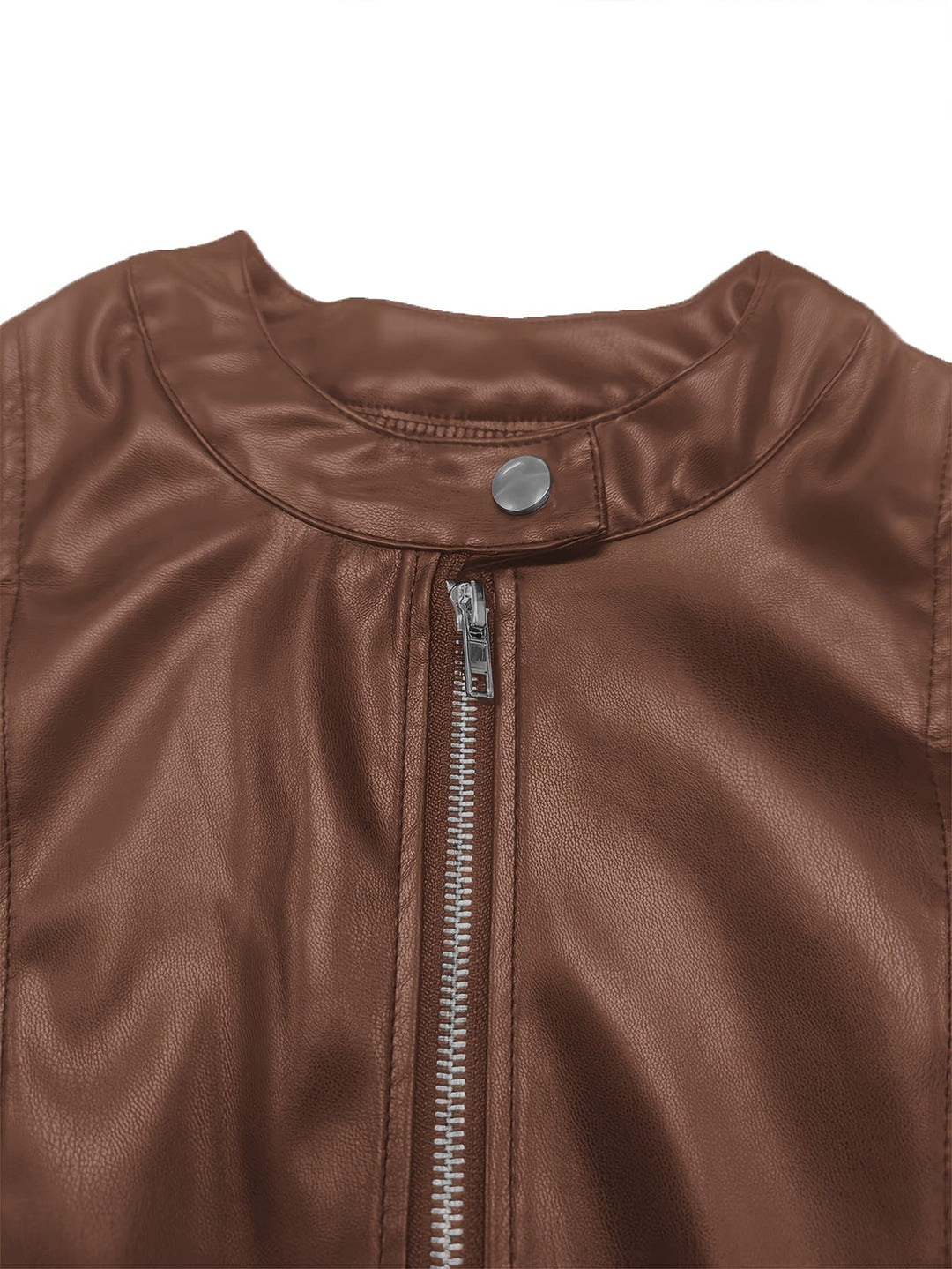 Loess Ochre Sleek Zip-Up Jacket for Women