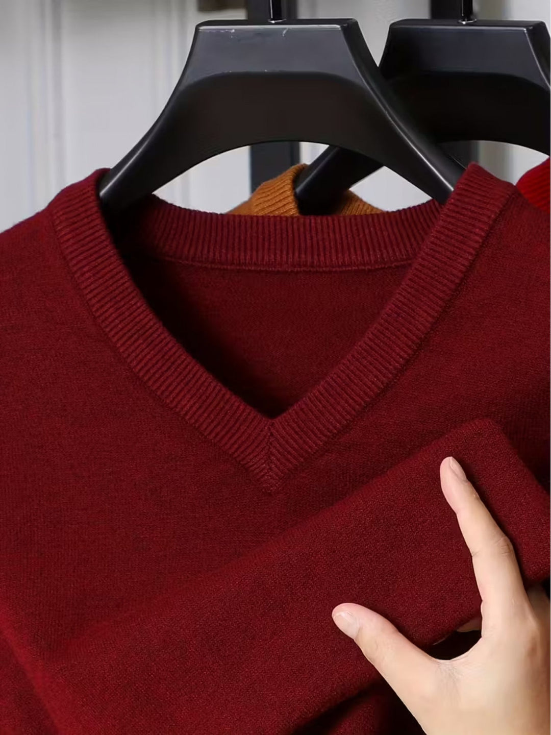 V-Neck Sweater for Men, Refined Style