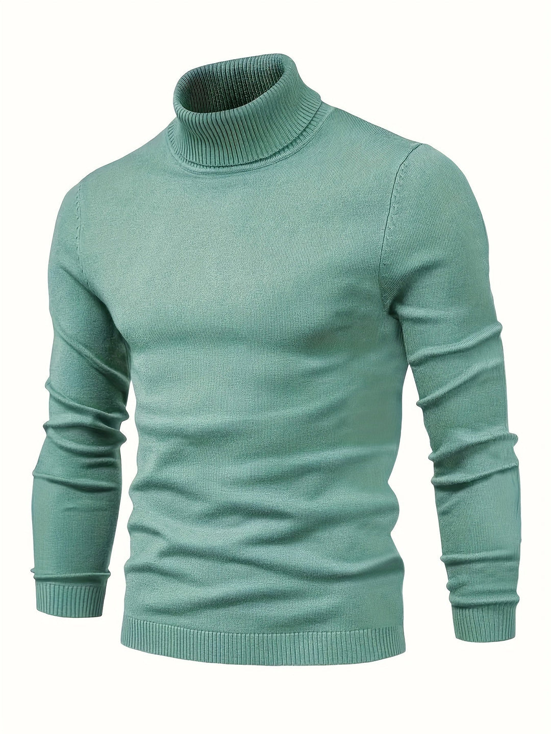 Men's Classic Mock-Neck Sweater