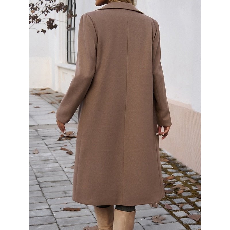 Longline Coat for Women, Tailored Style