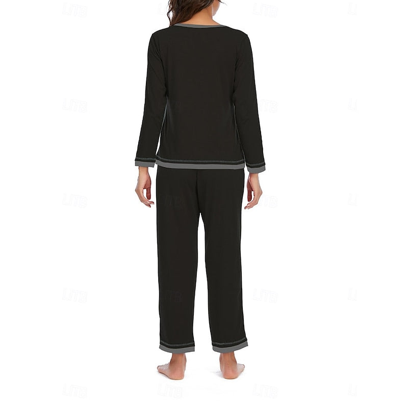 Ladies Relaxed Lounge Two-Piece Set