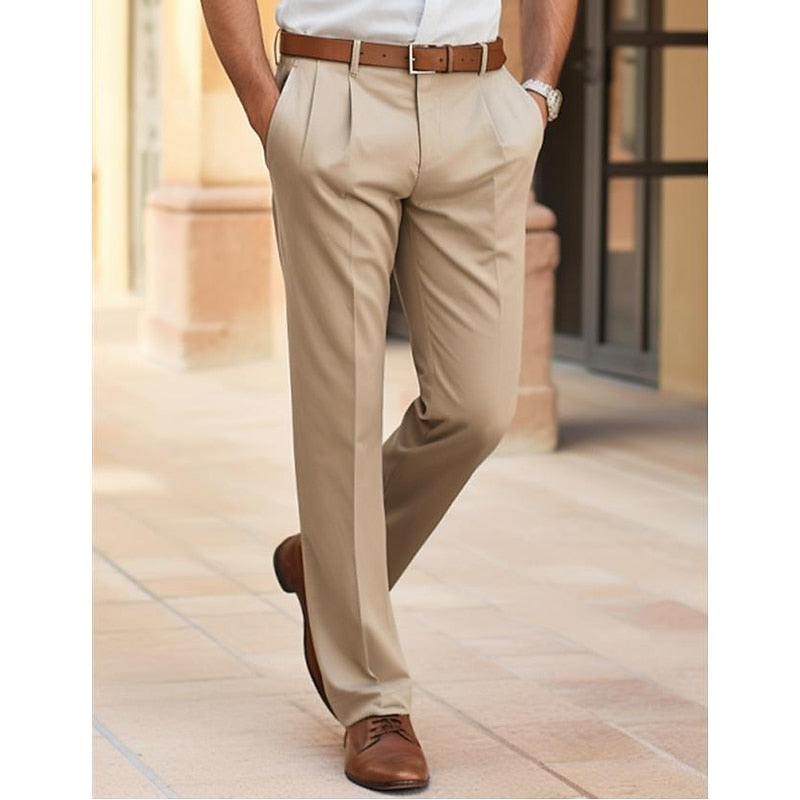 Straight-Leg Trousers, Men's Tailored Fit