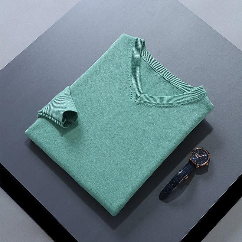 V-Neck Sweater, Men's Refined Fit