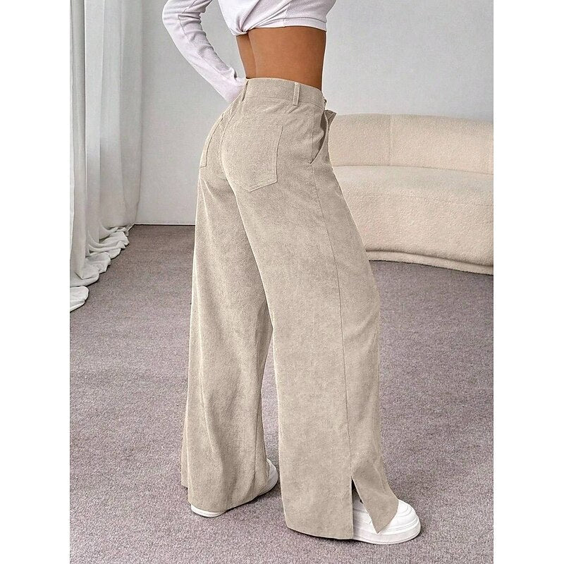 Women's High-Waist Wide-Leg Pants