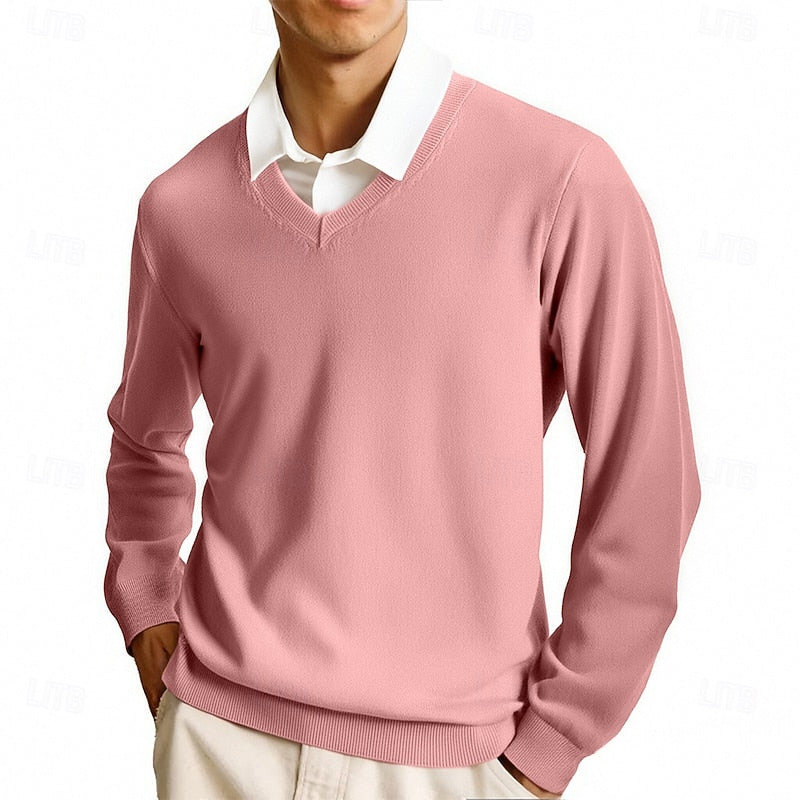 V-Neck Sweater, Men's Classic Fit