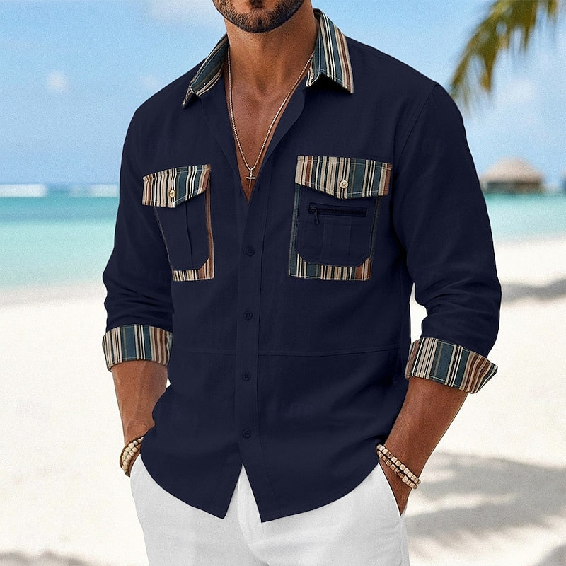 Long-Sleeve Utility Shirt for Men