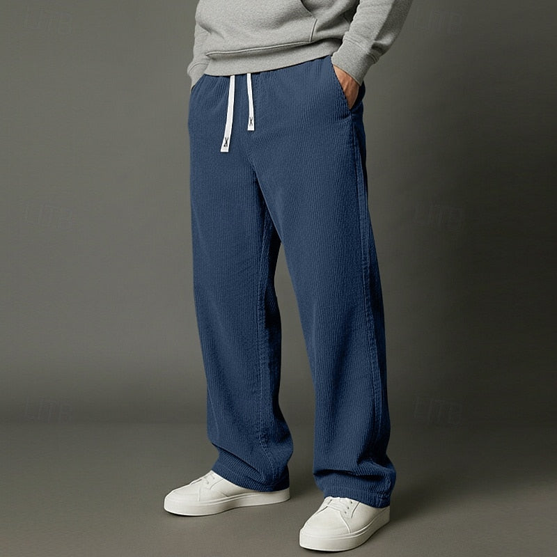 Relaxed Drawstring Pants for Men