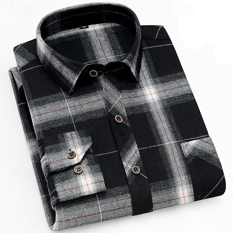 Checked Overshirt, Men's Classic Fit
