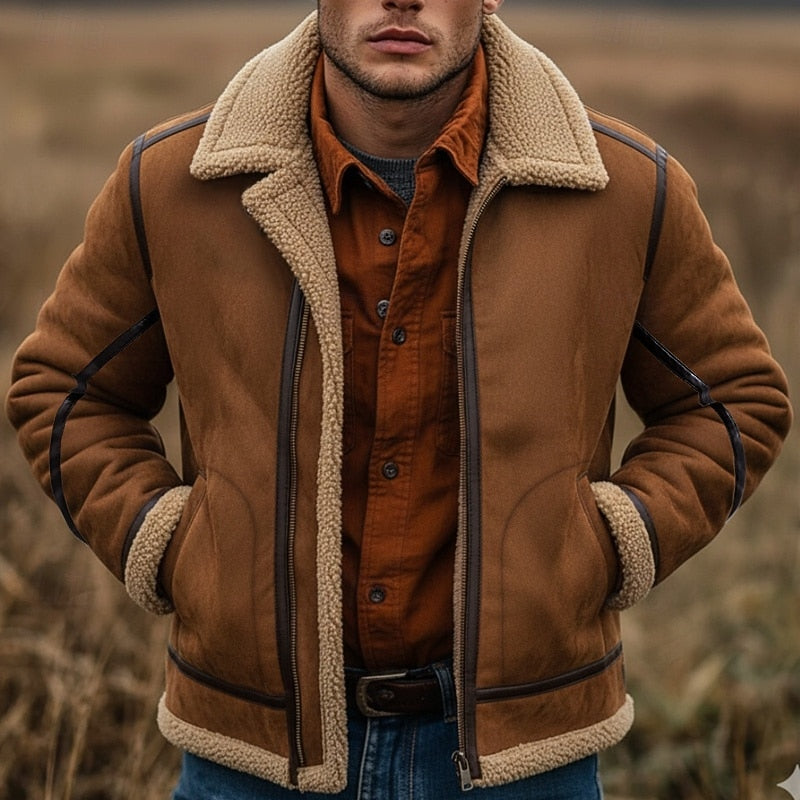 Rugged Aviator Jacket for Men