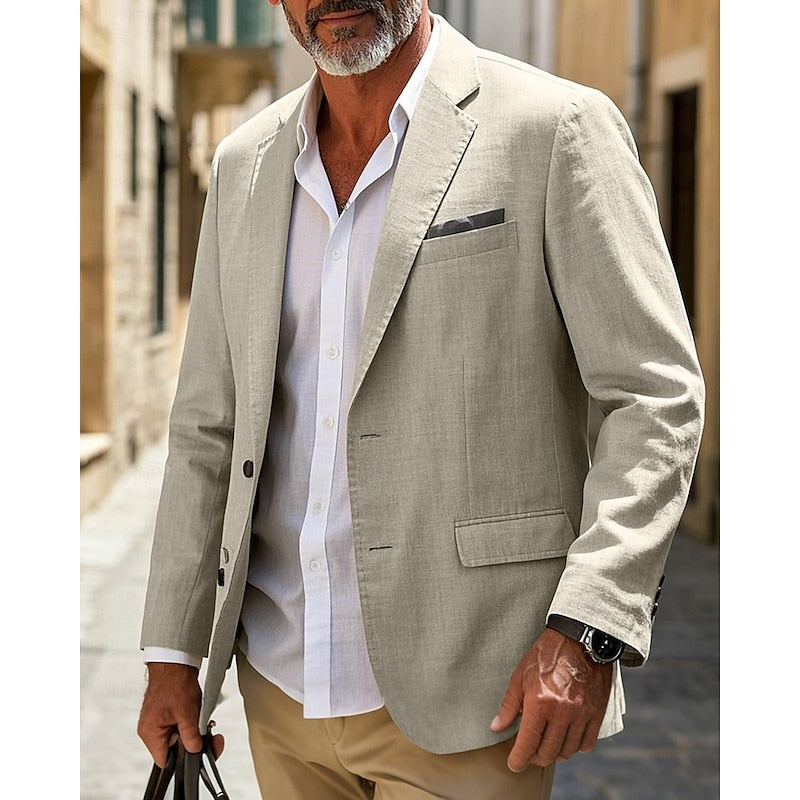 Refined Tailored Blazer for Men, Plus Size