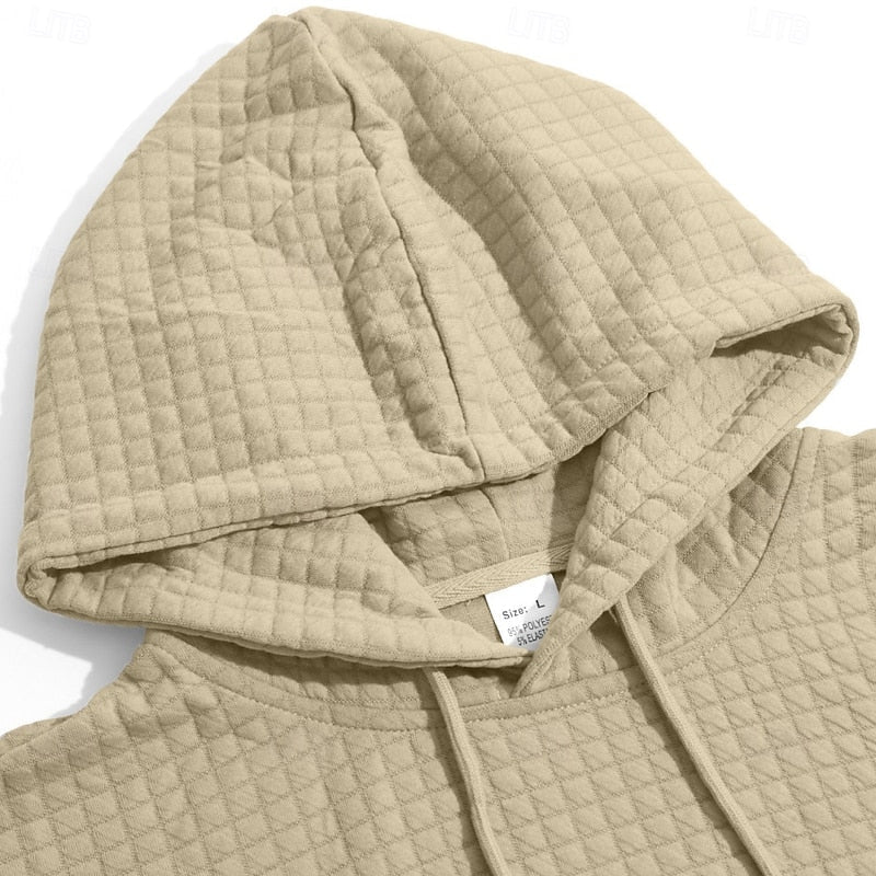 Men's Textured Comfort Hoodie