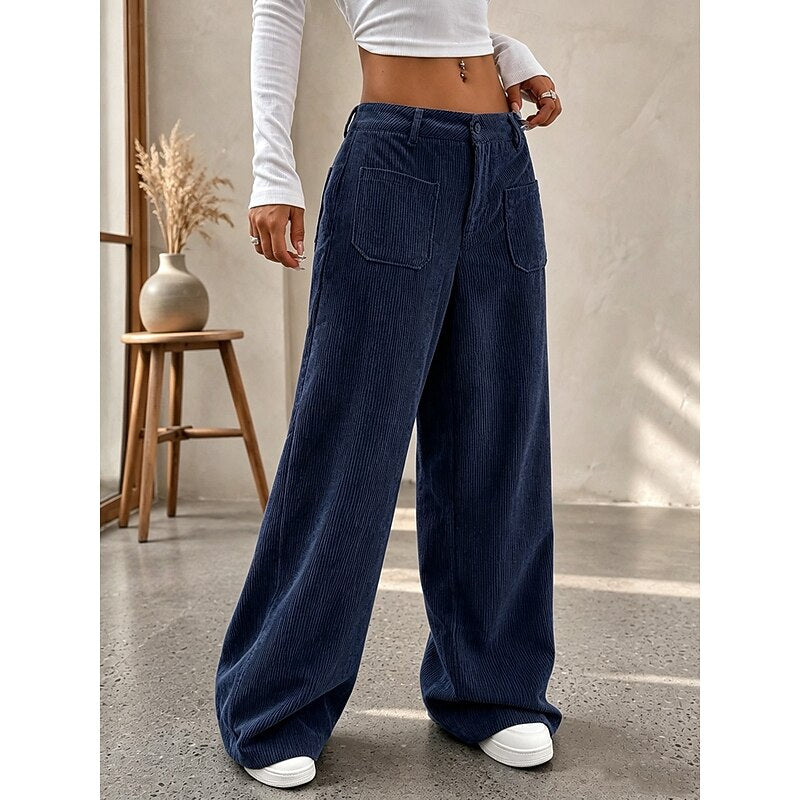 High-Waist Wide-Leg Pants for Women