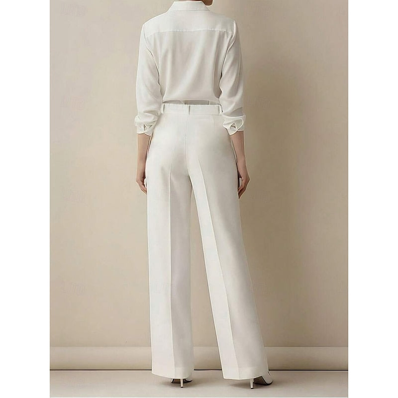 High-Waist Tailored Trousers for Women
