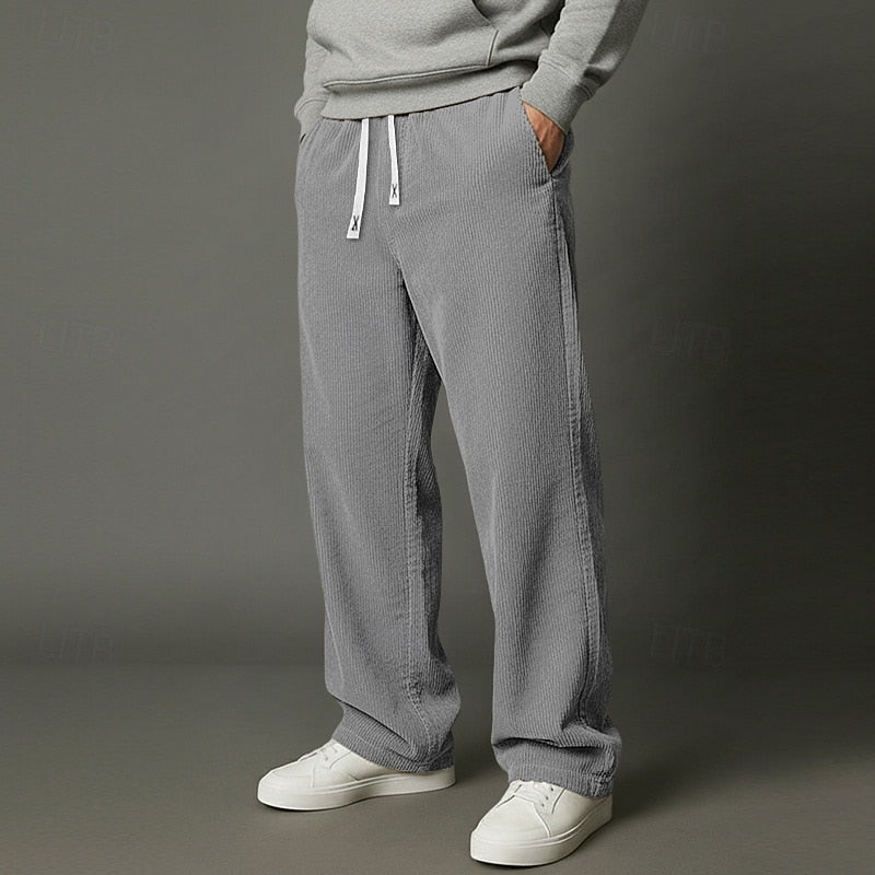 Relaxed Drawstring Pants for Men