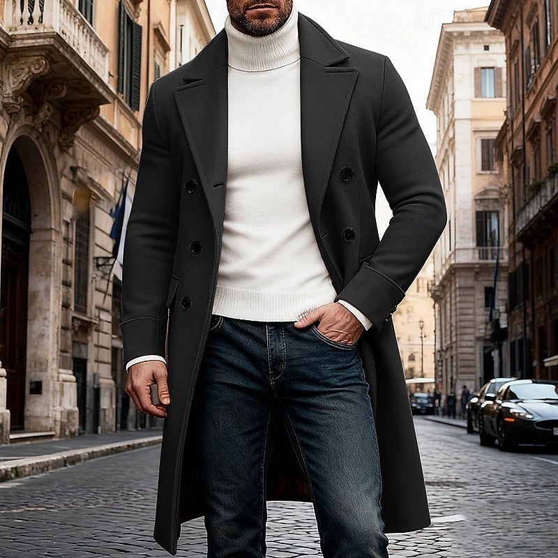 Long Overcoat, Men's Refined Fit