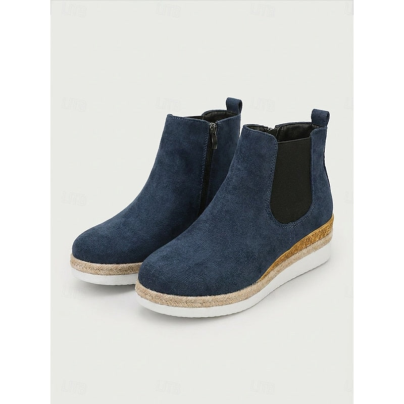 Wedge Ankle Boots, Women's Cozy Fit