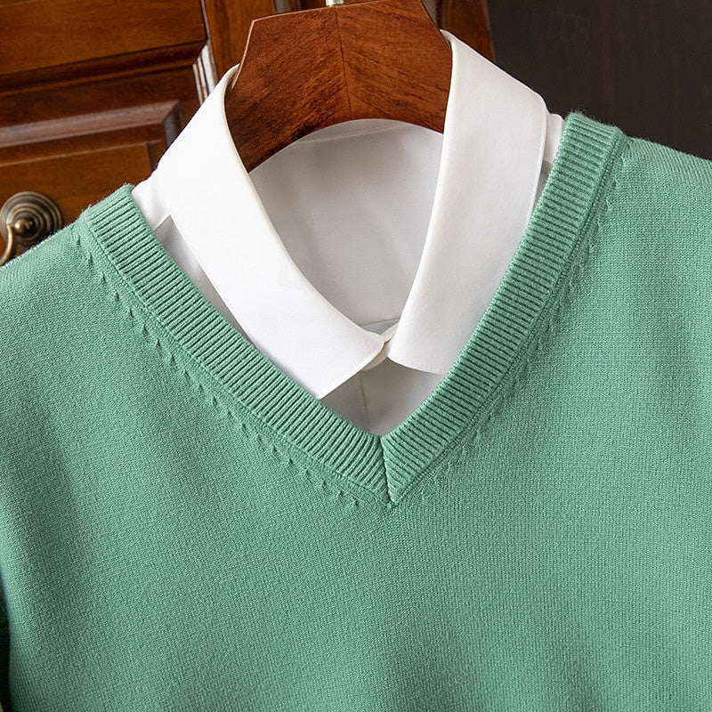 V-Neck Sweater, Men's Classic Fit