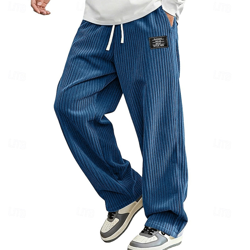 Men's Relaxed Ribbed Comfort Pants