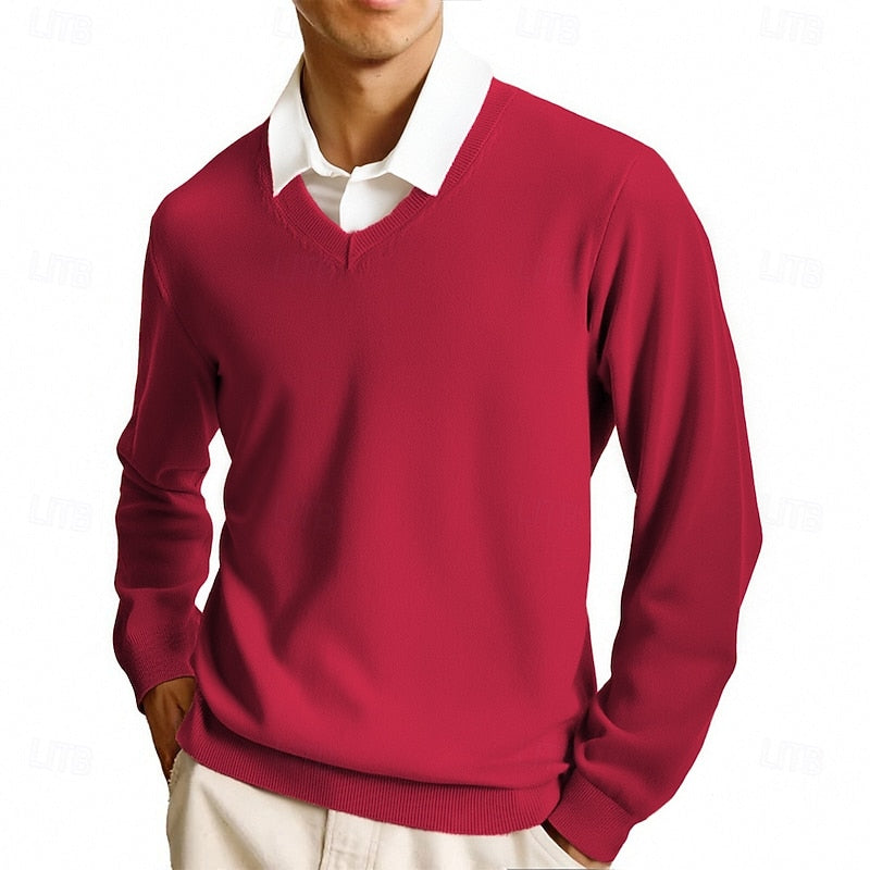 V-Neck Sweater, Men's Classic Fit
