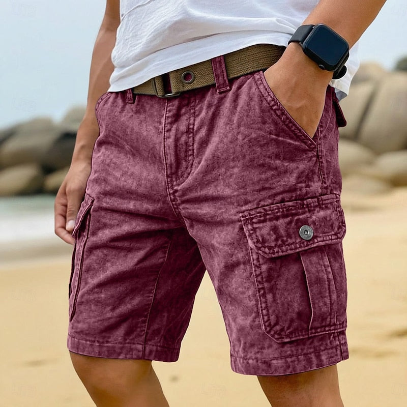 Rugged Cargo Shorts for Men, Plus Size