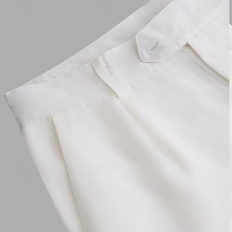 Tailored Straight-Leg Dress Pants for Men, Plus Size