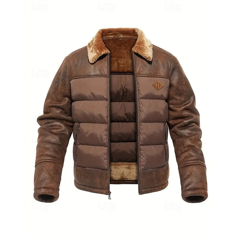 Insulated Winter Puffer Jacket for Men