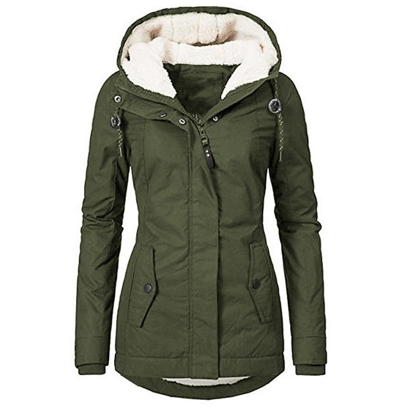 Hooded Winter Parka, Women's Cozy Fit