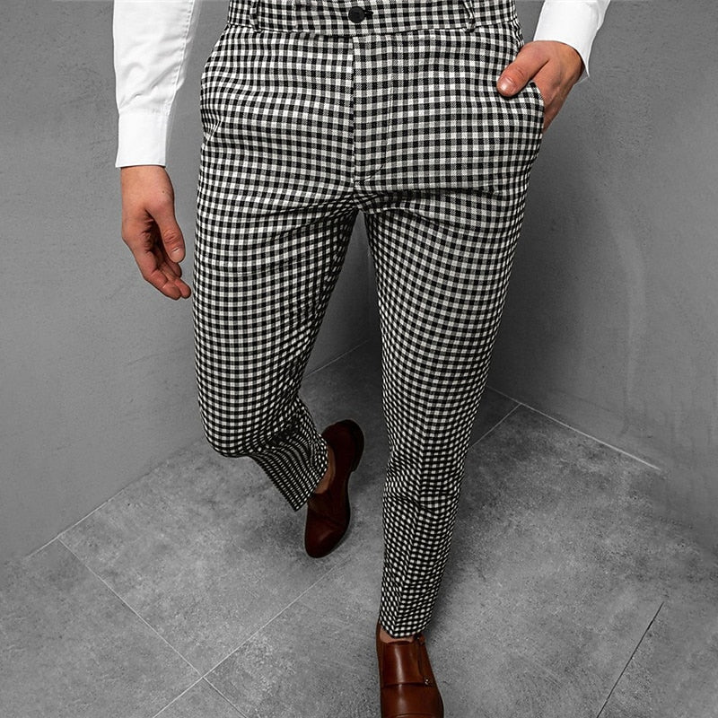 Check Trousers, Men's Tailored Fit