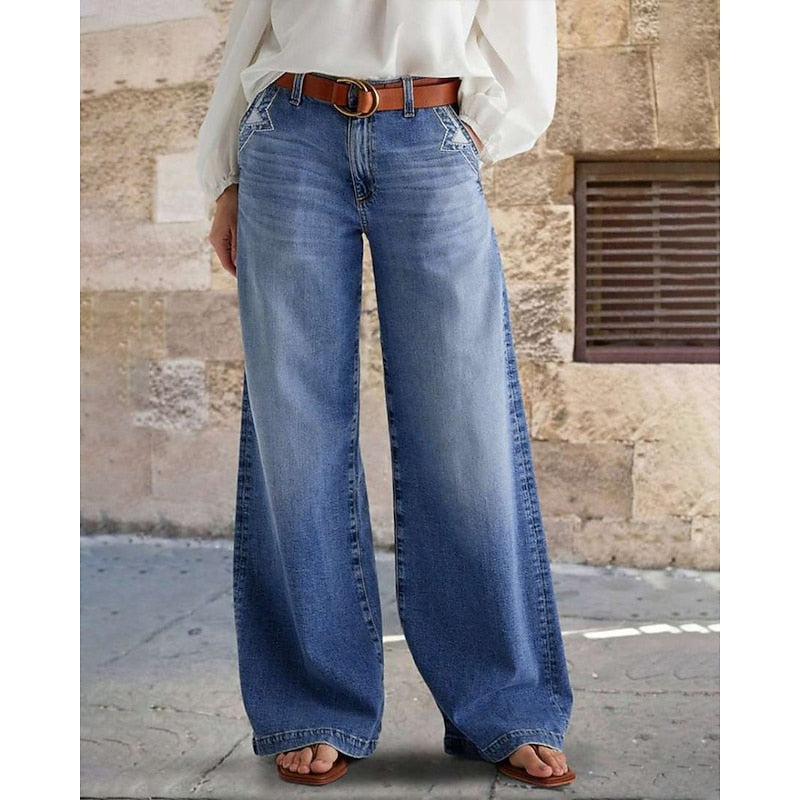 Wide-Leg Jeans, Women's Relaxed Fit