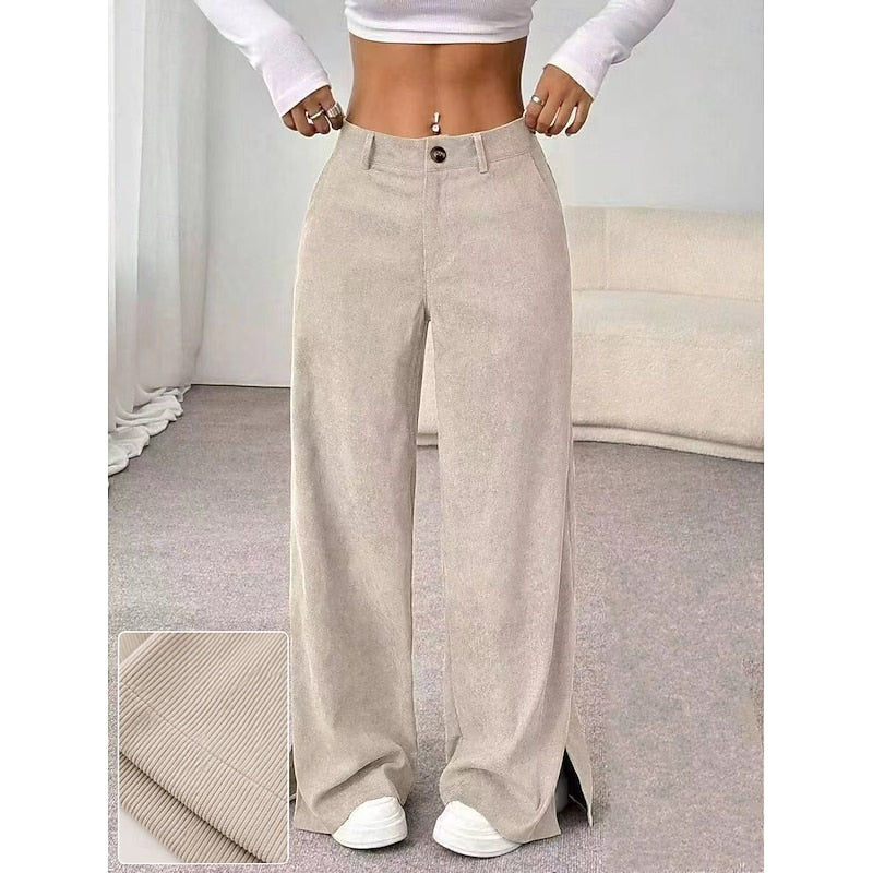 Women's High-Waist Wide-Leg Pants