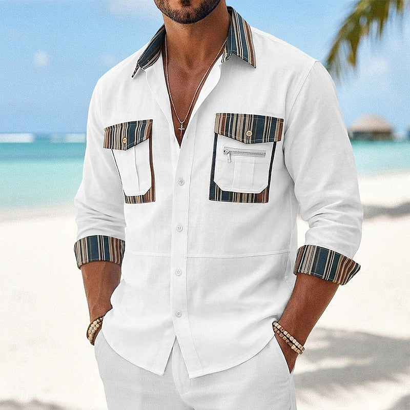Long-Sleeve Utility Shirt for Men