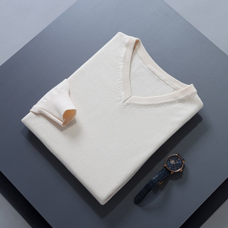 V-Neck Sweater, Men's Refined Fit