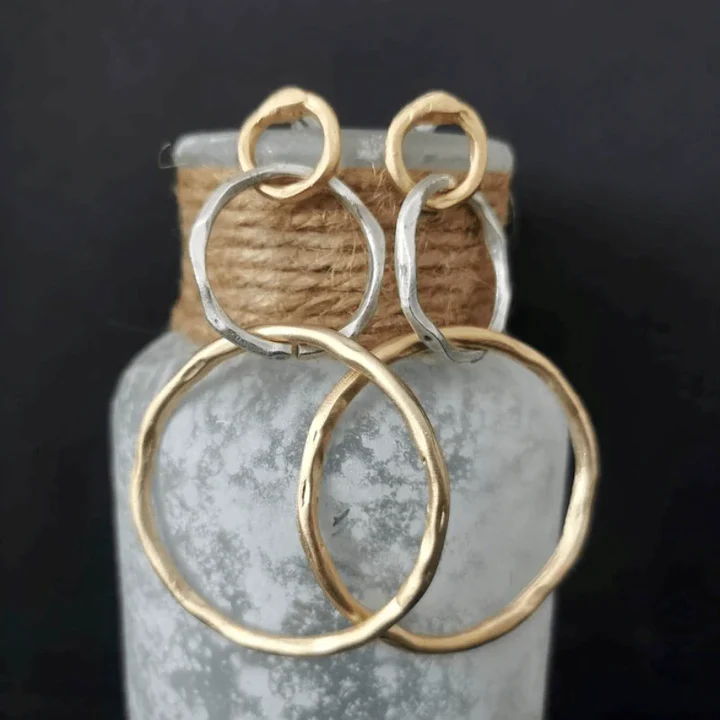 Retro Style Earrings, Women's Classic Fit