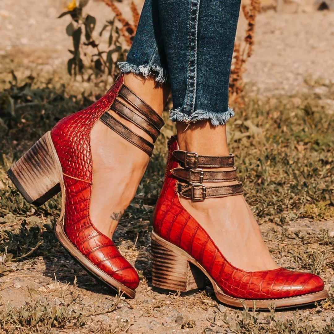 Classic Strap Heels for Women, Comfortable Style