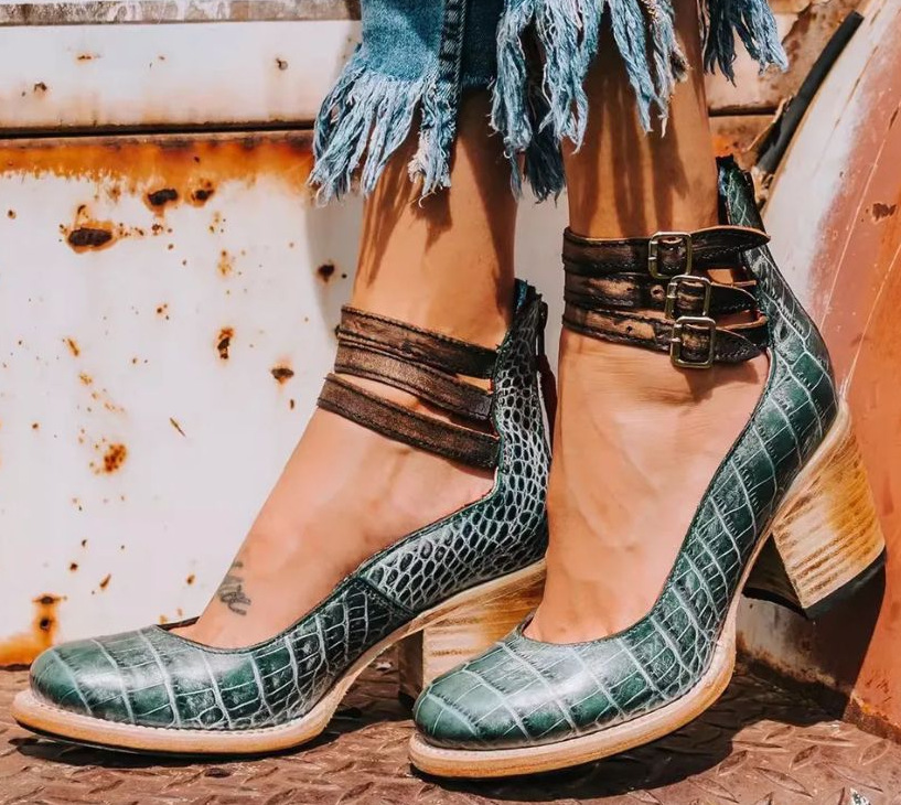 Classic Strap Heels for Women, Comfortable Style