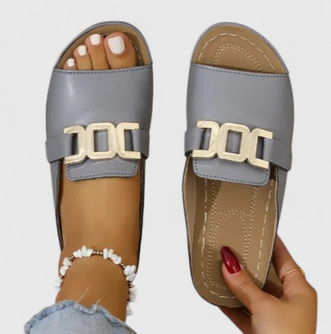Comfortable Orthopedic Buckle Sandal, Arch Support