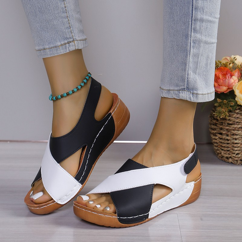 Open Toe Wedge Sandal, Comfortable Fit