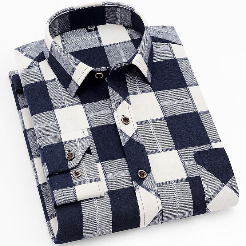 Check Shirt for Men, Classic Style