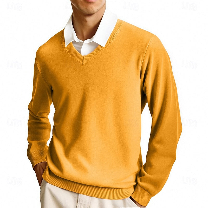 V-Neck Sweater, Men's Classic Fit