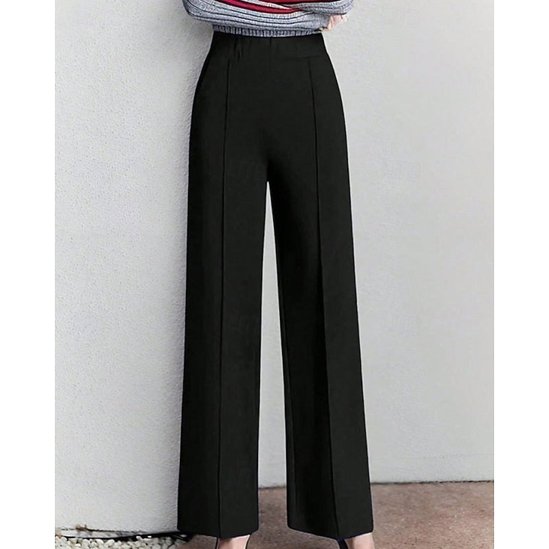 Wide-Leg Tailored Pants for Women