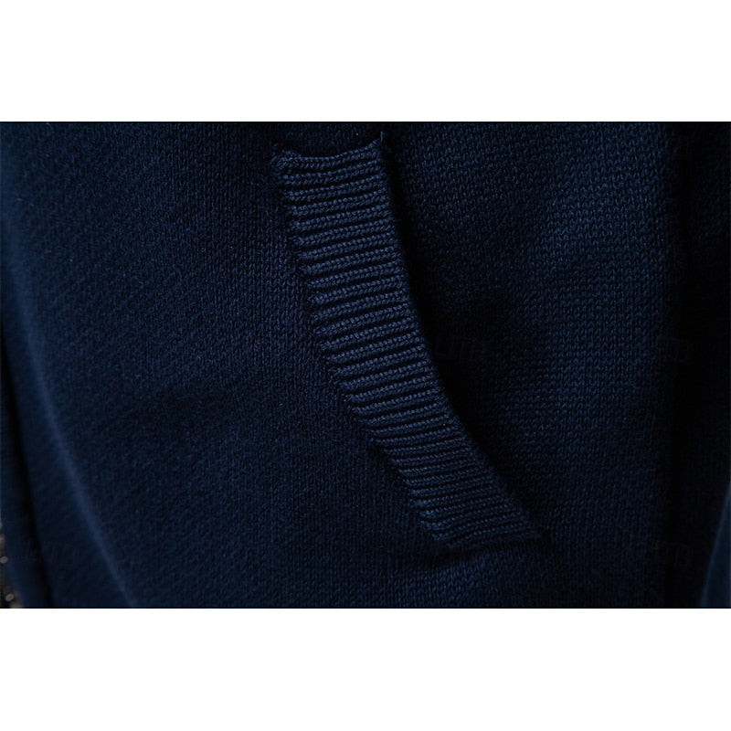Fair Isle Zip-Up Christmas Cardigan for Men