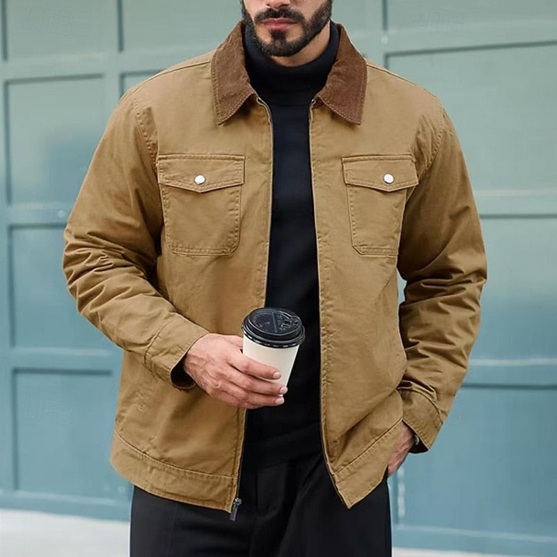 Utility Jacket for Men, Rugged Style