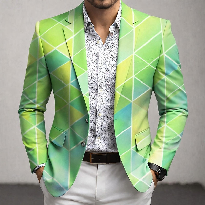 Geometric Blazer, Men's Modern Fit