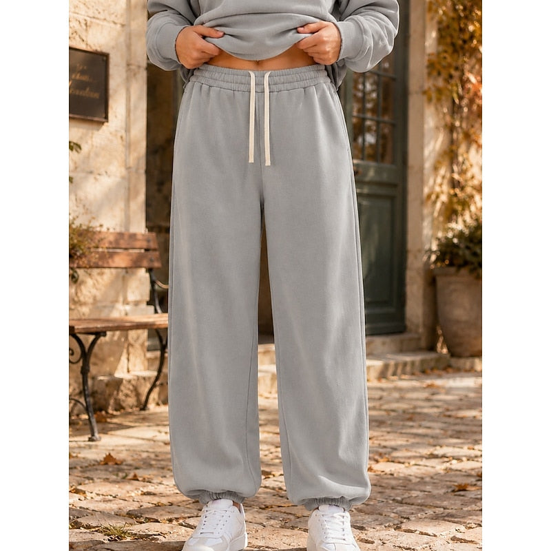 Wide-Leg Joggers for Women, Relaxed Style